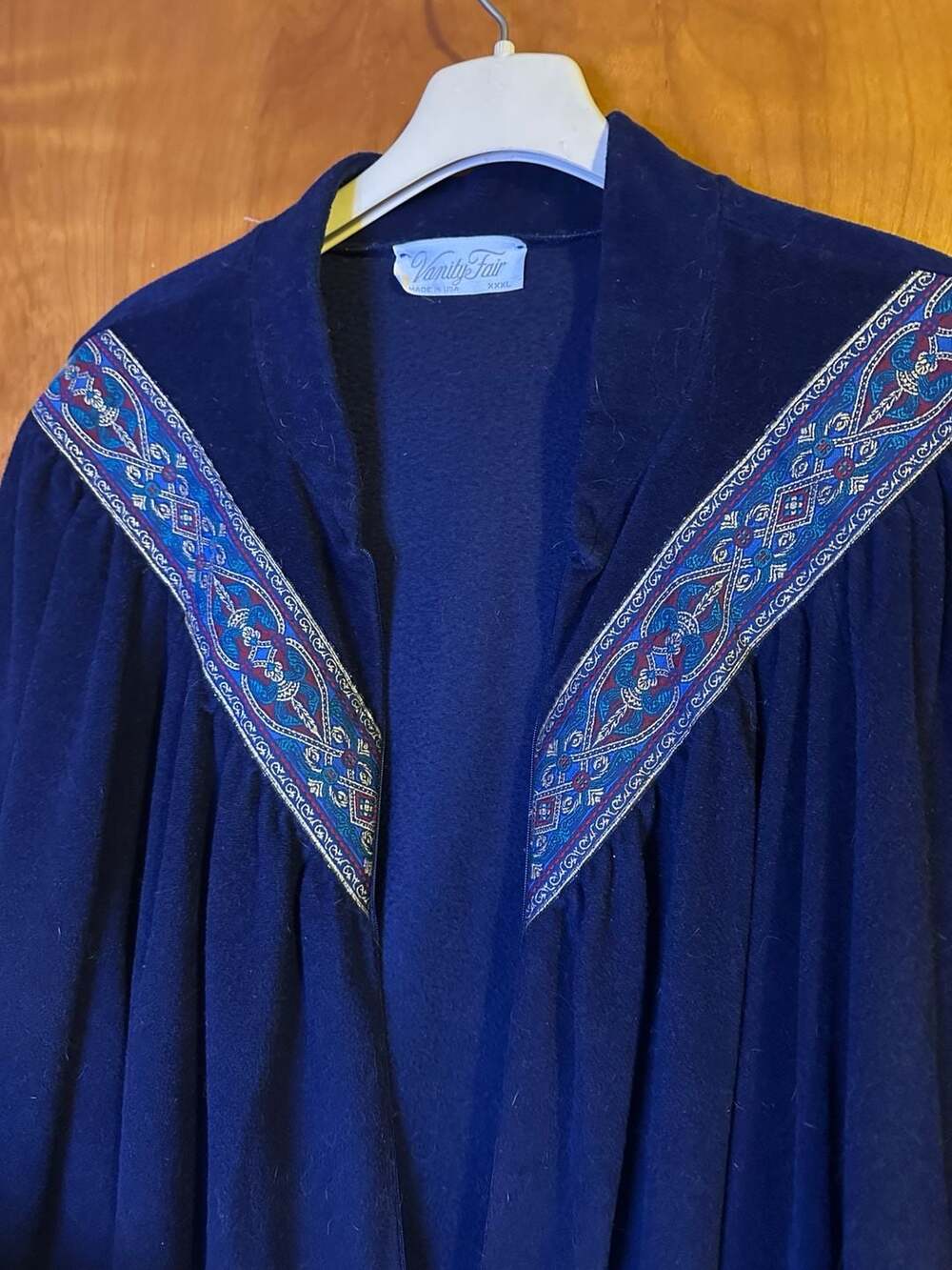 Vintage 70s Vanity Fair Velour Full Length House...